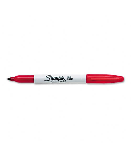 23-Marcador-Sharpie-Punto-fino-Rojo